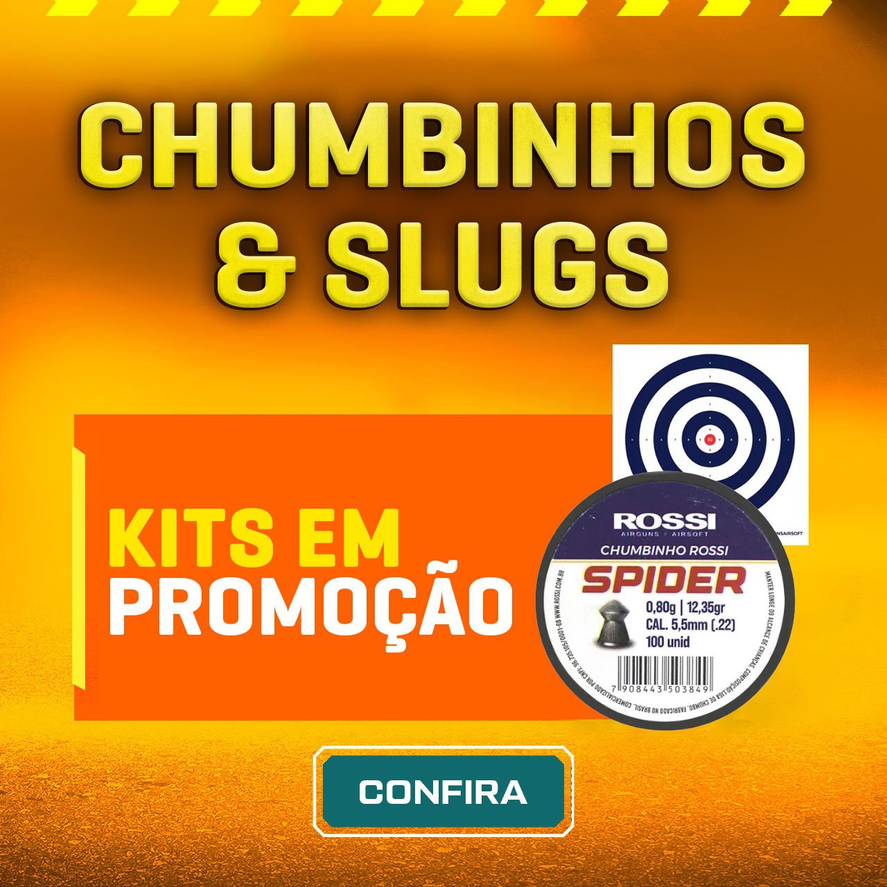 Chumbinhos & Slugs - Kits em PROMOÇÃO