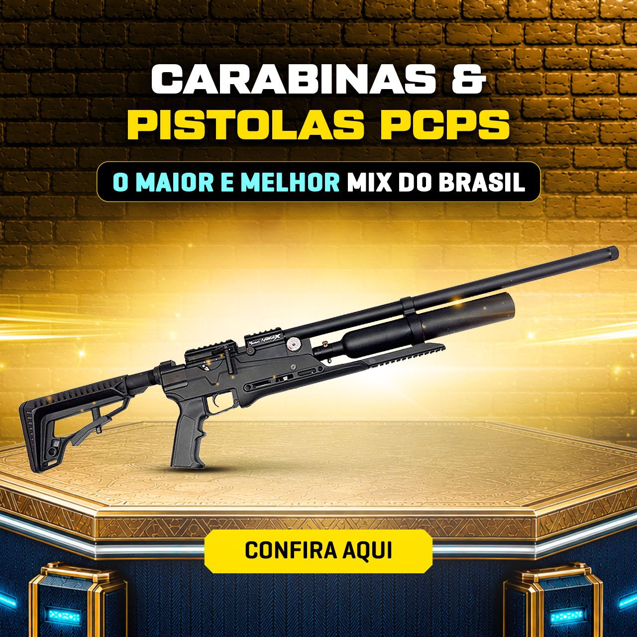 Carabinas & Pistolas PCPs - O Maior e Melhor Mix do Brasil!