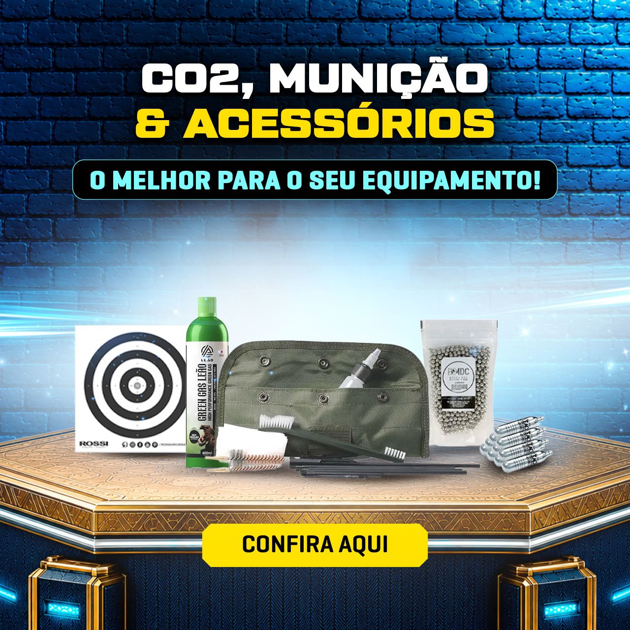 CO2, Munição & Acessórios - O Melhor para o Seu Equipamento!