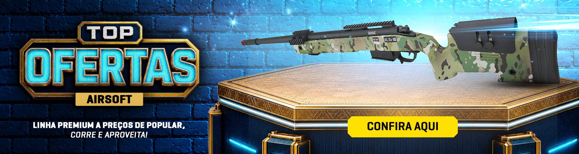 TOP Ofertas AIRSOFT - Linha Premium a preços de Popular, corre e aproveita!