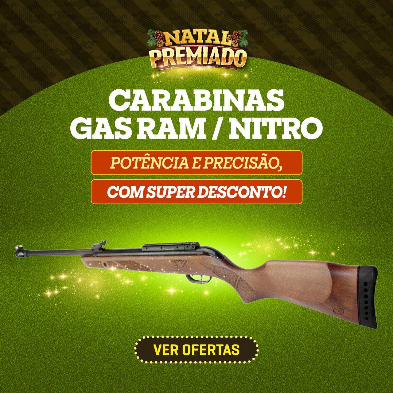 CARABINAS GAS RAM / NITRO - Potência e Precisão, com SUPER DESCONTO!