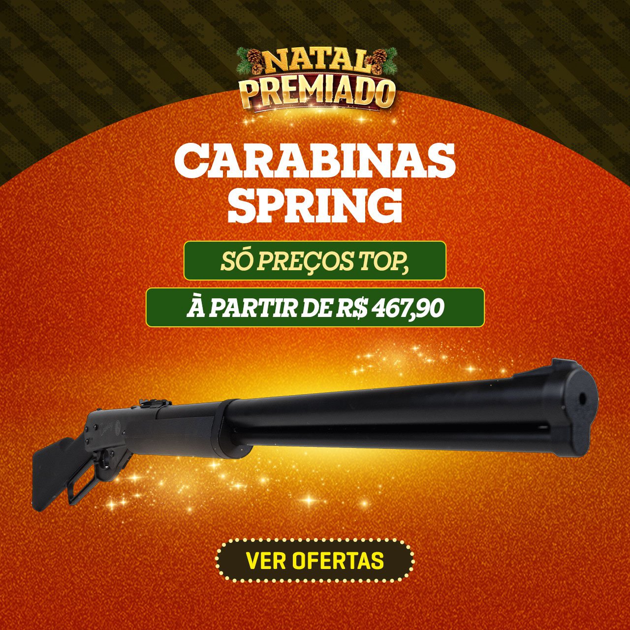 Carabinas Spring - Só preços TOP, à partir de R$ 467,90