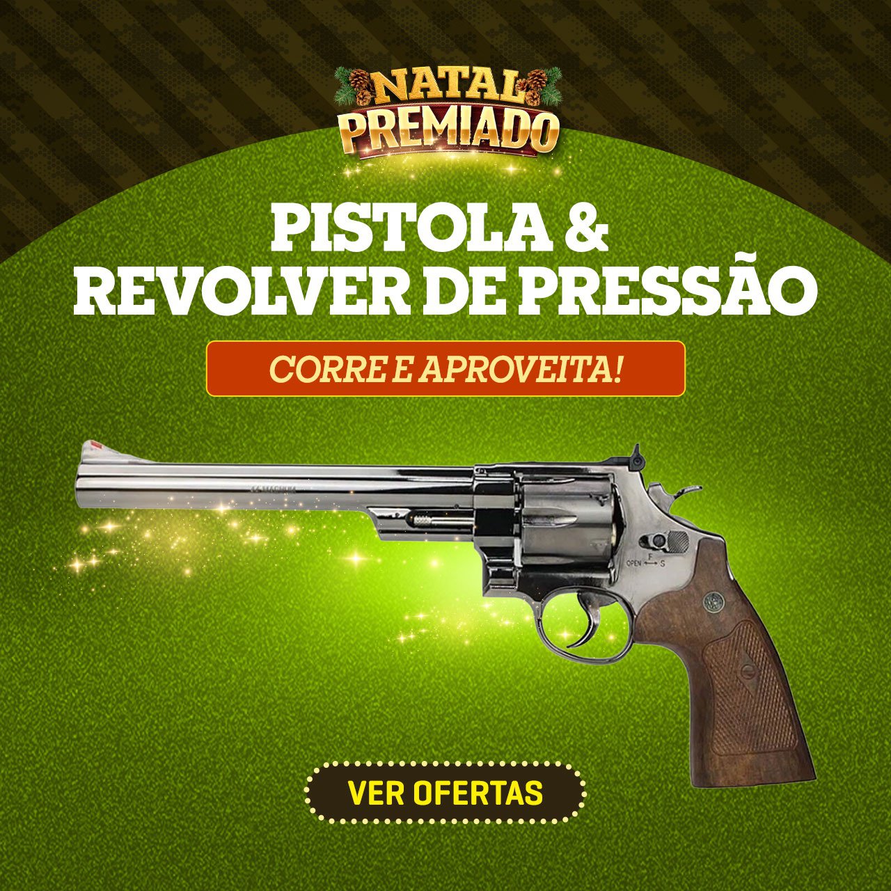 Pistola & Revolver de Pressão - Corre e aproveita!