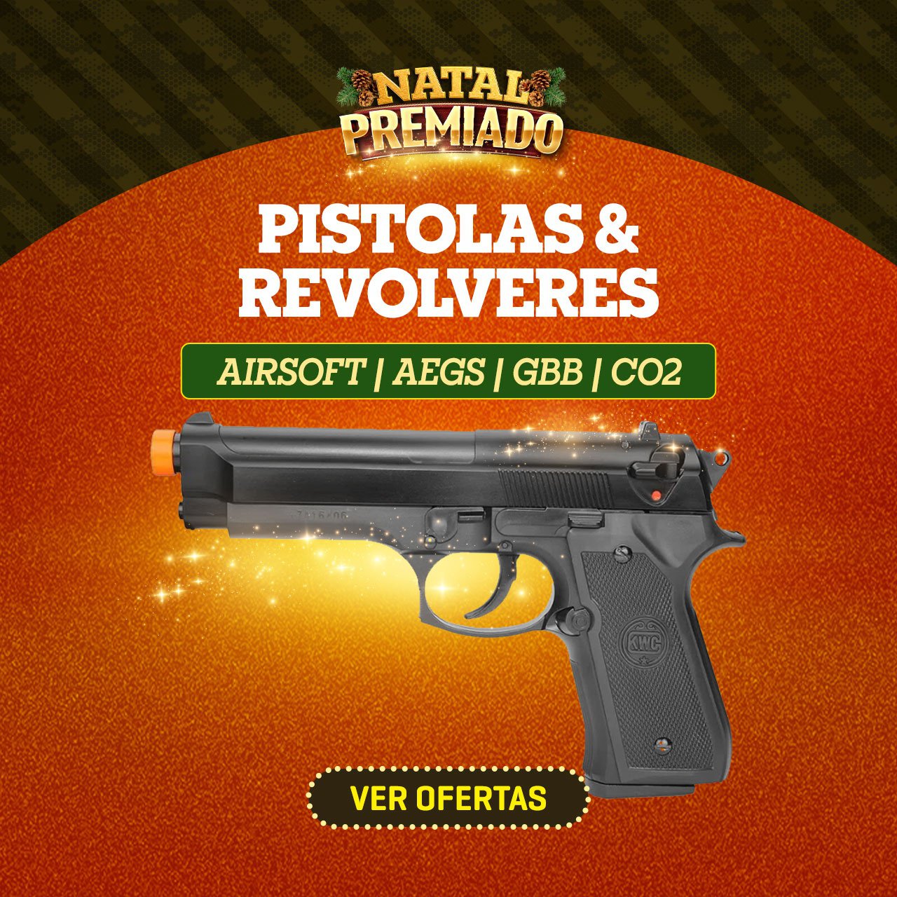 Pistolas & Revolveres - Airsoft - AEGs - GBB - CO2