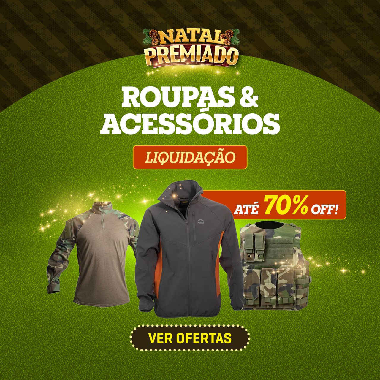 Roupas & Acessórios - Liquidação até 70% OFF
