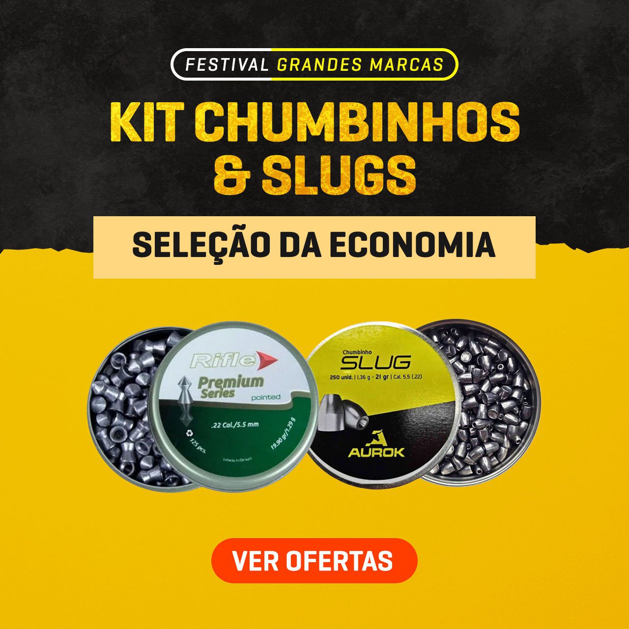KIT Chumbinhos & Slugs - Seleção da economia