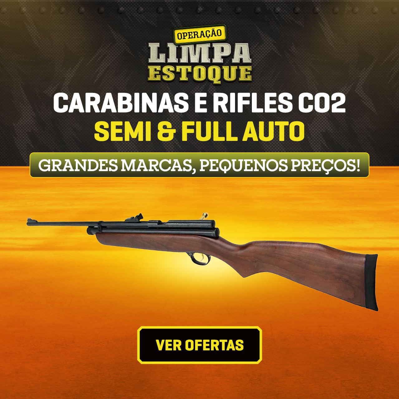 Carabinas e Rifles CO2 - Semi & Full Auto - Grandes marcas, pequenos preços!