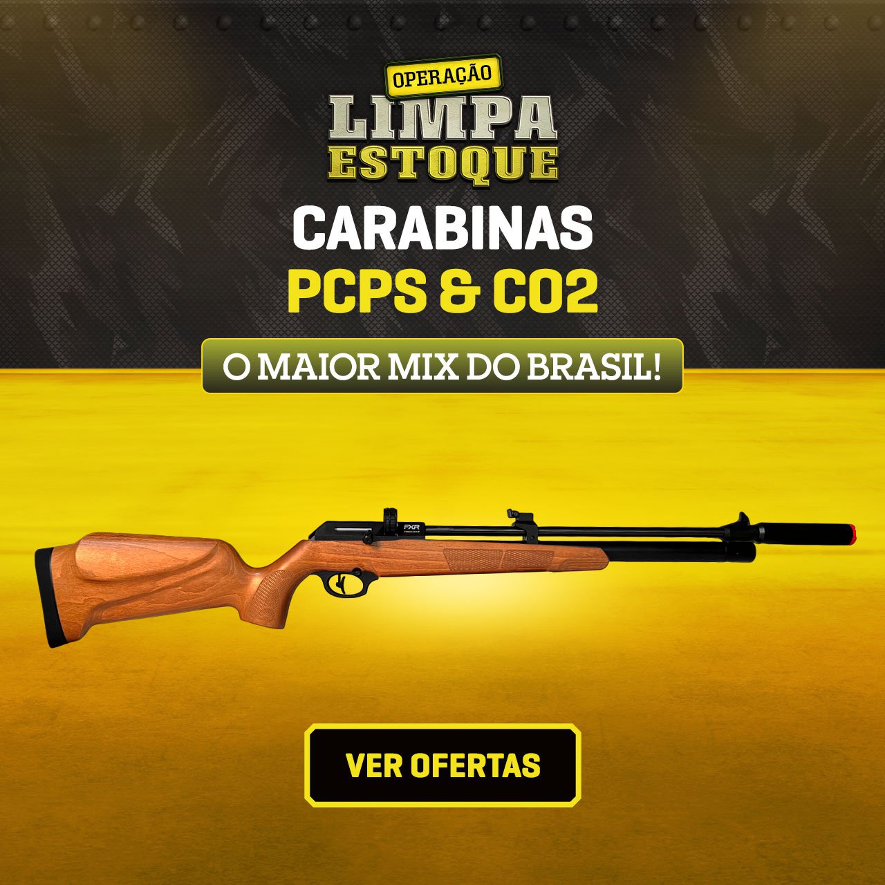 Carabinas PCPs & CO2 - O Maior Mix do Brasil!