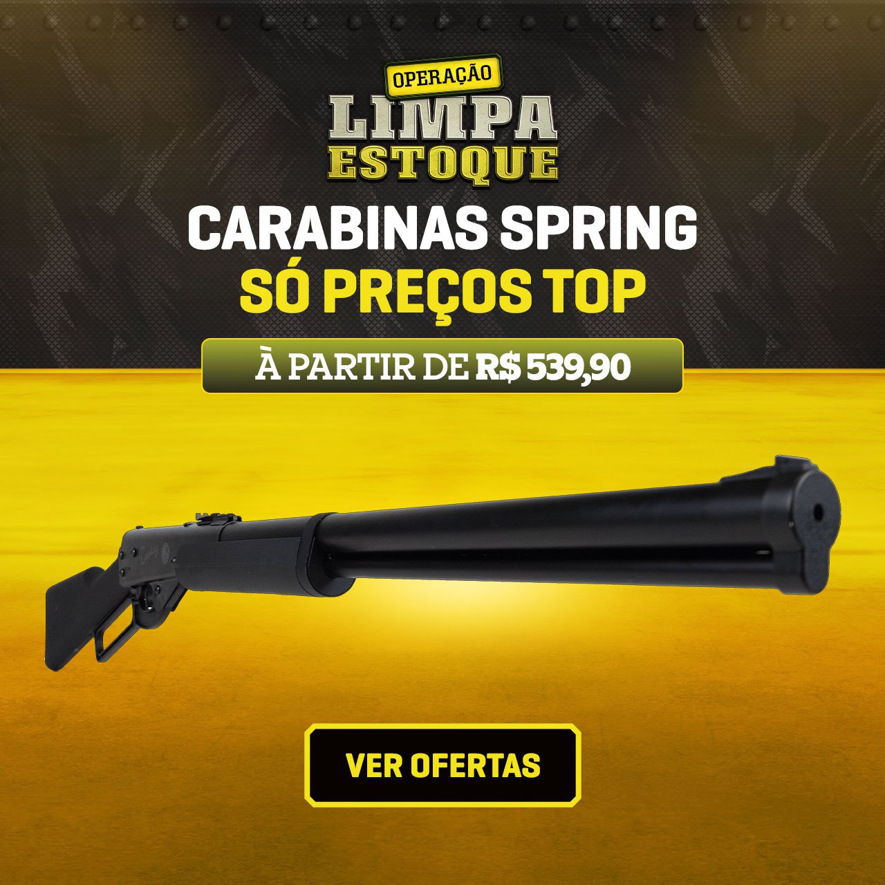 Carabinas Spring - Só preços TOP, parcelas à partir de R$ 539,90