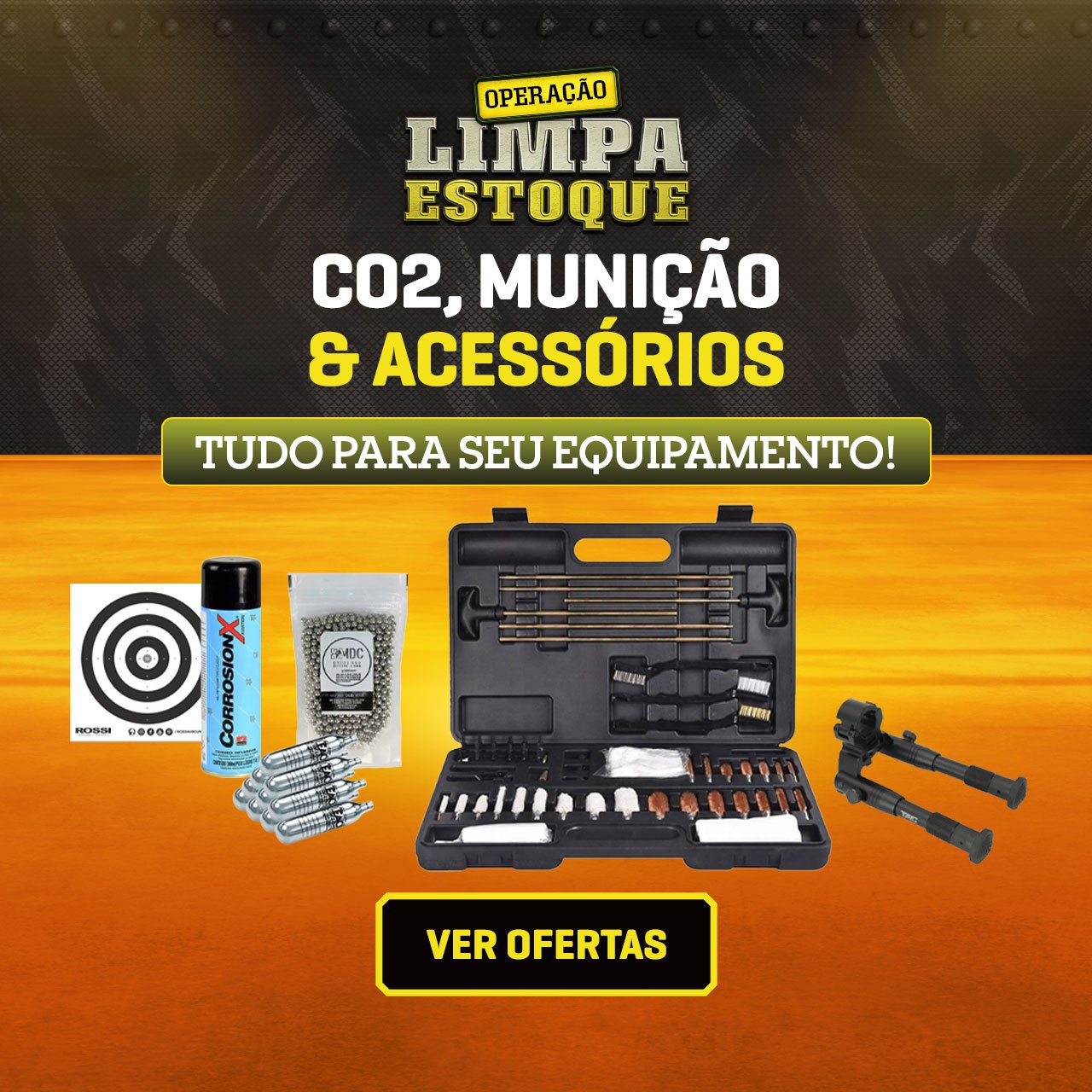 CO2, Munição & Acessórios - Tudo para seu equipamento!