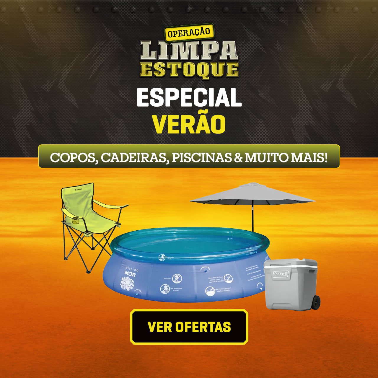 ESPECIAL VERÃO - Copos, Cadeiras, Piscinas & Muito mais!