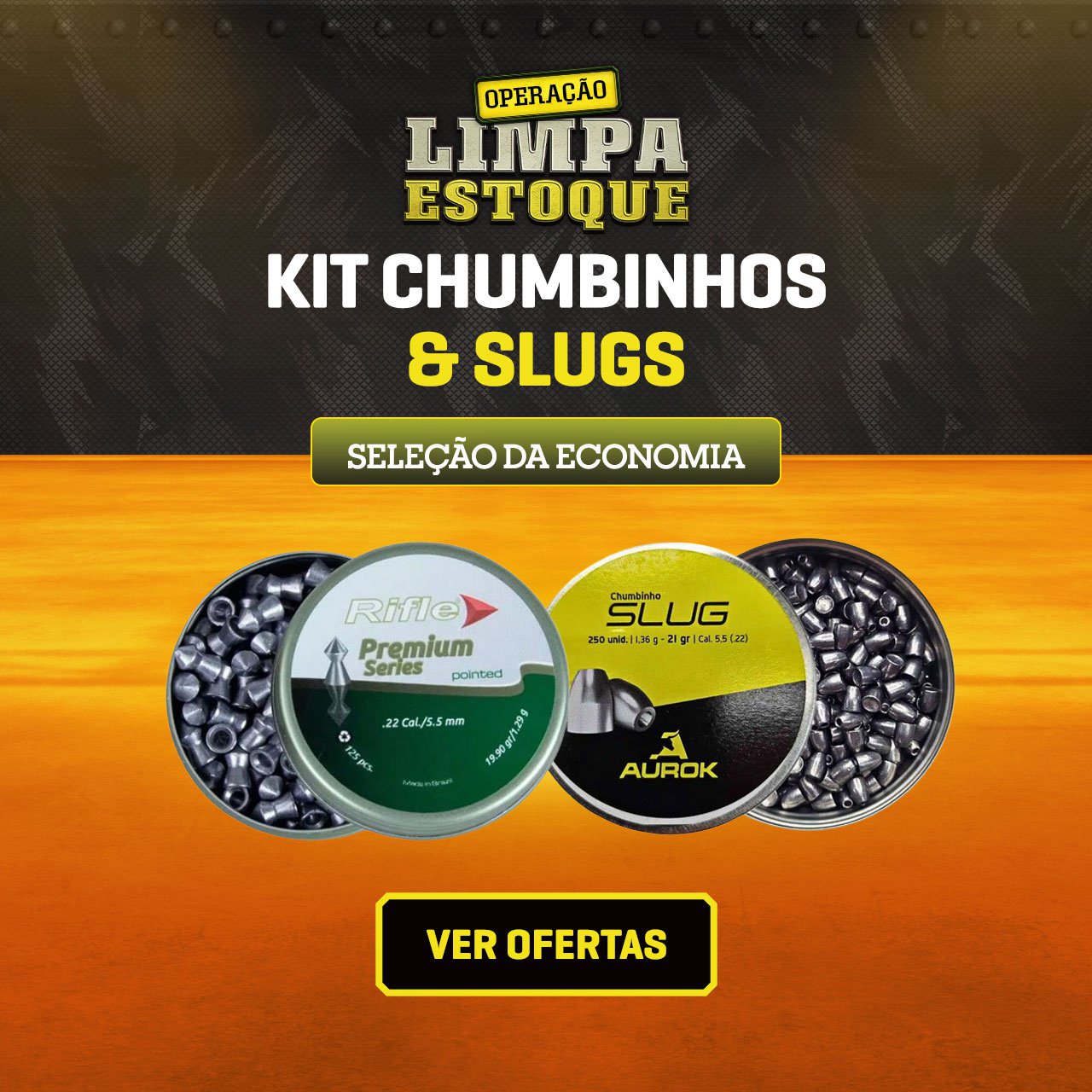 KIT Chumbinhos & Slugs - Seleção da economia