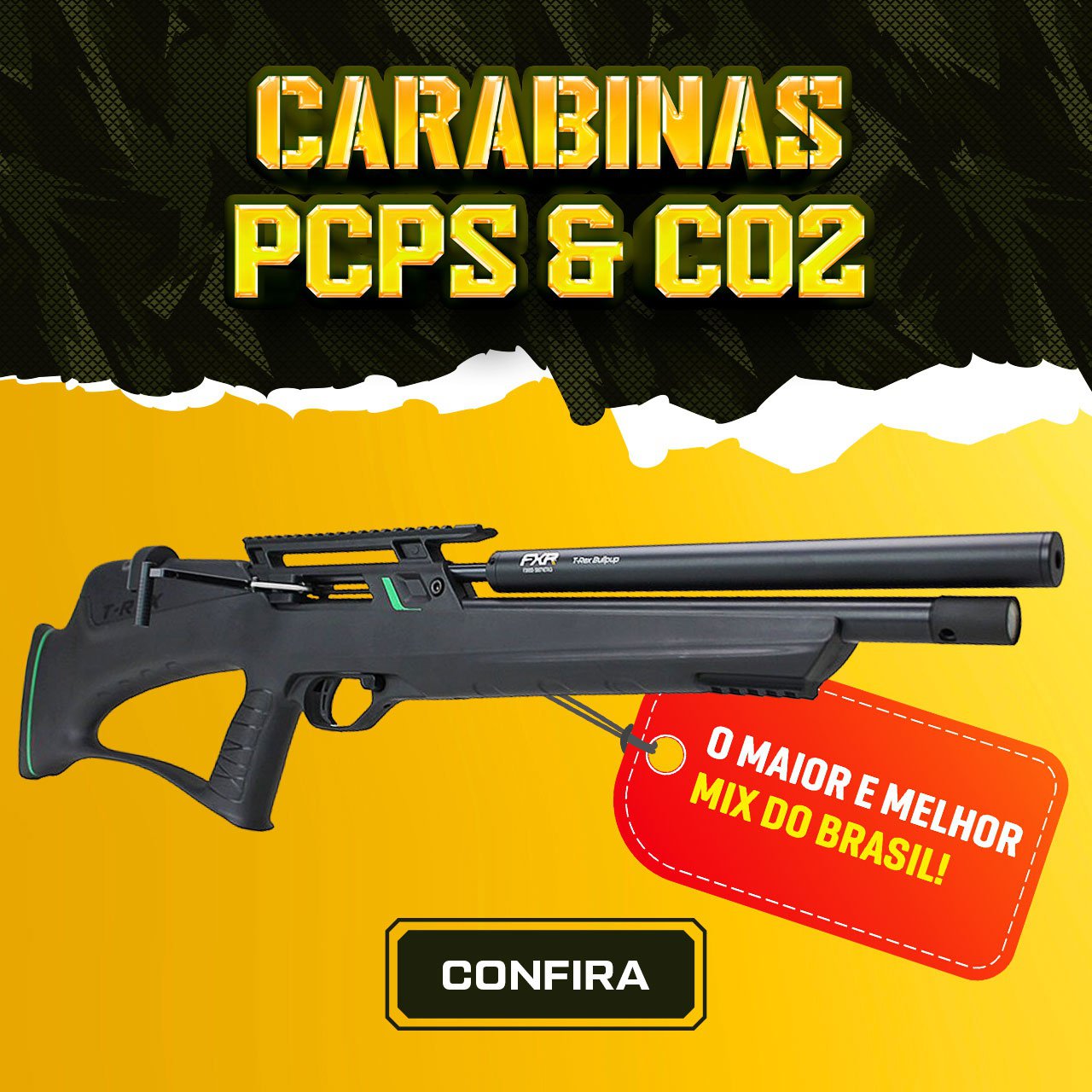 Carabinas PCPs & CO2 - O Maior e melhor Mix do Brasil!
