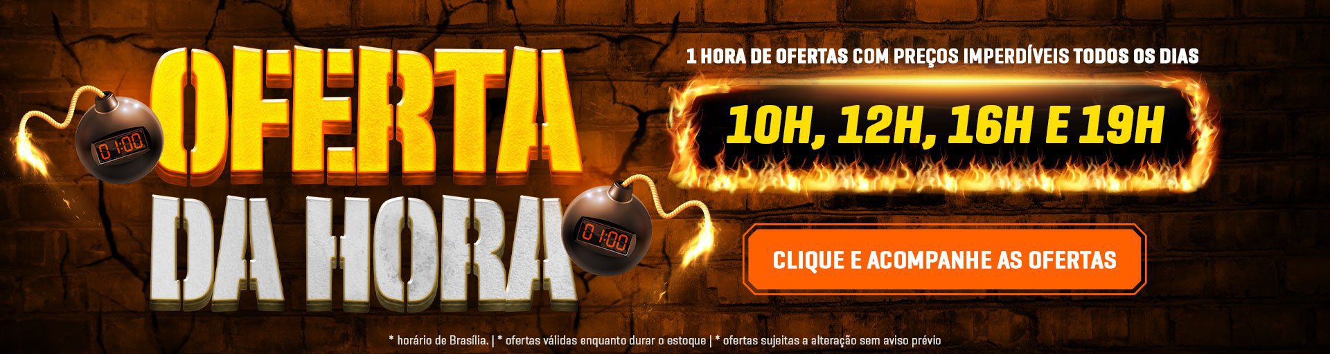 Oferta da Hora Mundo - Categorias