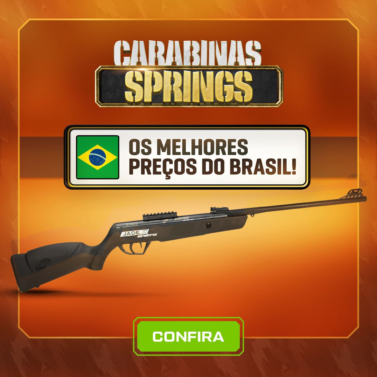 Carabinas Springs - Os Melhores preços do Brasil!