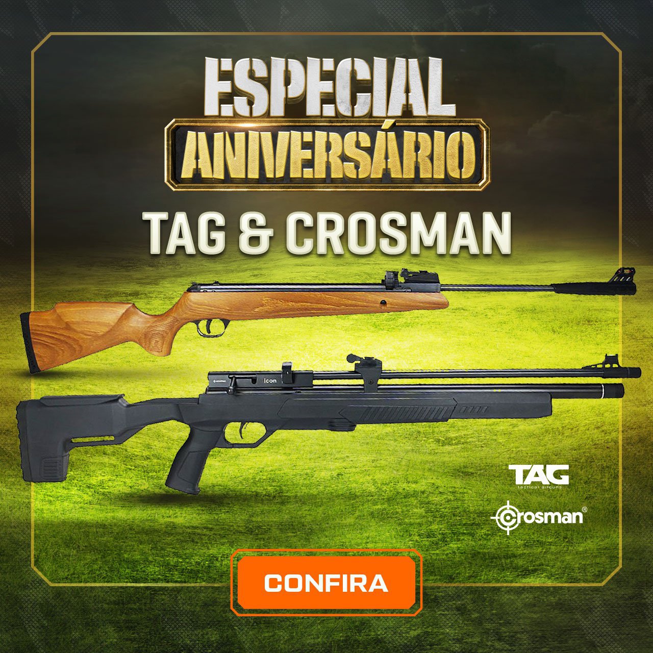 ESPECIAL ANIVERSÁRIO - TAG & Crosman