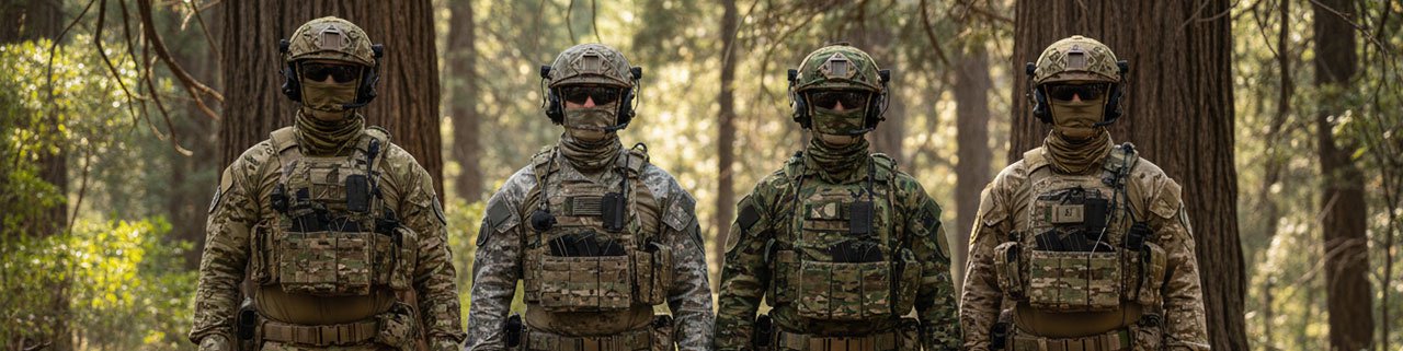 Tipos de camuflagem + opção ideal para cada situação