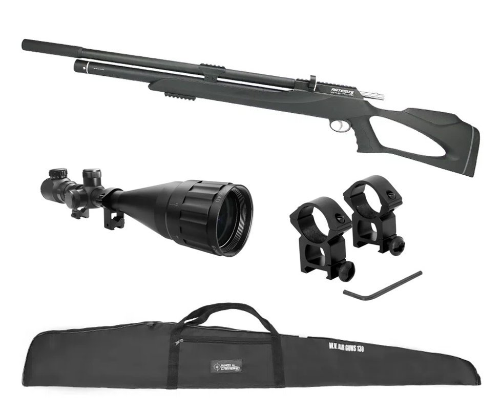Carabina De Pressão Pcp M25 Thunder Black 5.5mm Artemis Fxr + Luneta 6-24x50ao + Capa - Fxr