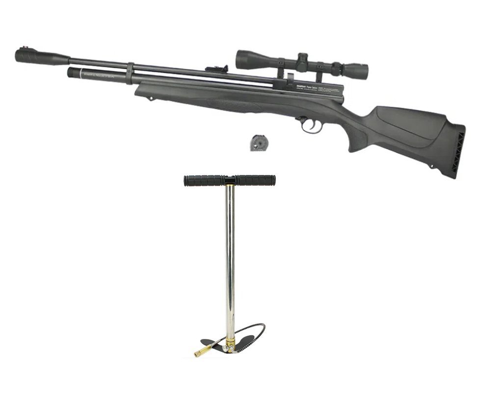 Carabina Pcp Beeman NEW 1336 54 Joules 10 Tiros 5,5mm Rossi + Luneta 6-24x50 + Bomba