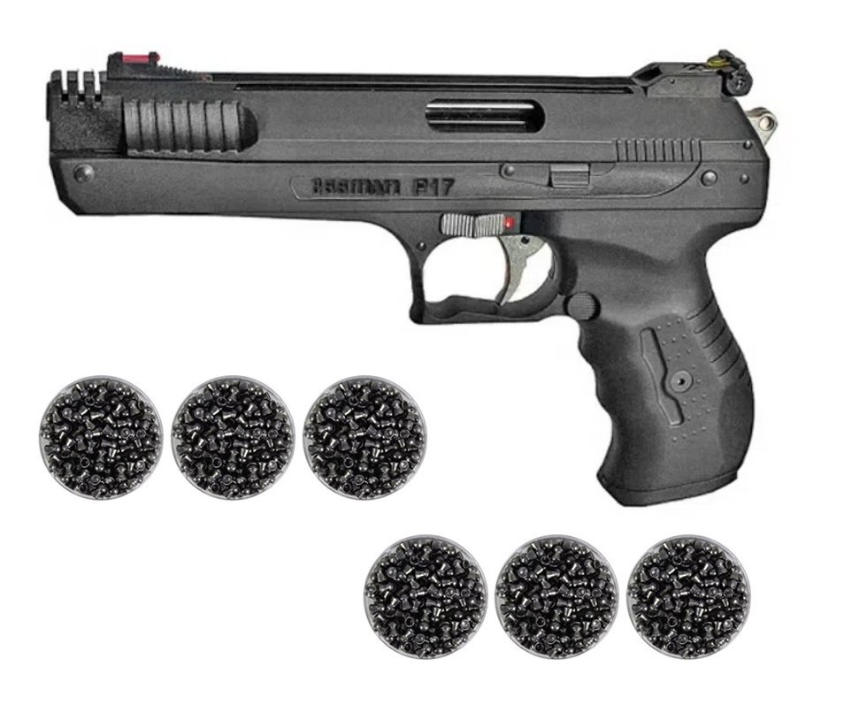 Pistola De Pressão Beeman 2004 P-17 - Cal 4,5mm + 06 Chumbinhos - Beeman