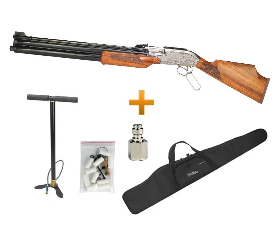 Rifle Sumatra 500 Under Lever Action Cal 5.5 Mm + Bomba Manual + Capa