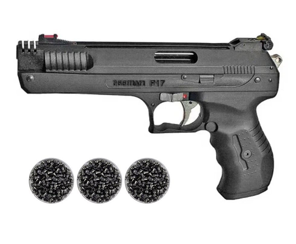 Pistola De Pressão Beeman 2004 P-17 - Cal 4,5mm + Chumbinhos - Beeman