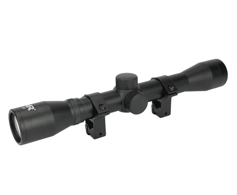 Carabina De Pressão Cbc F18 Advanced Nitro - Cal 4,5 + Luneta 4x32 + Case Rigido + 50 Alvos Descartáveis