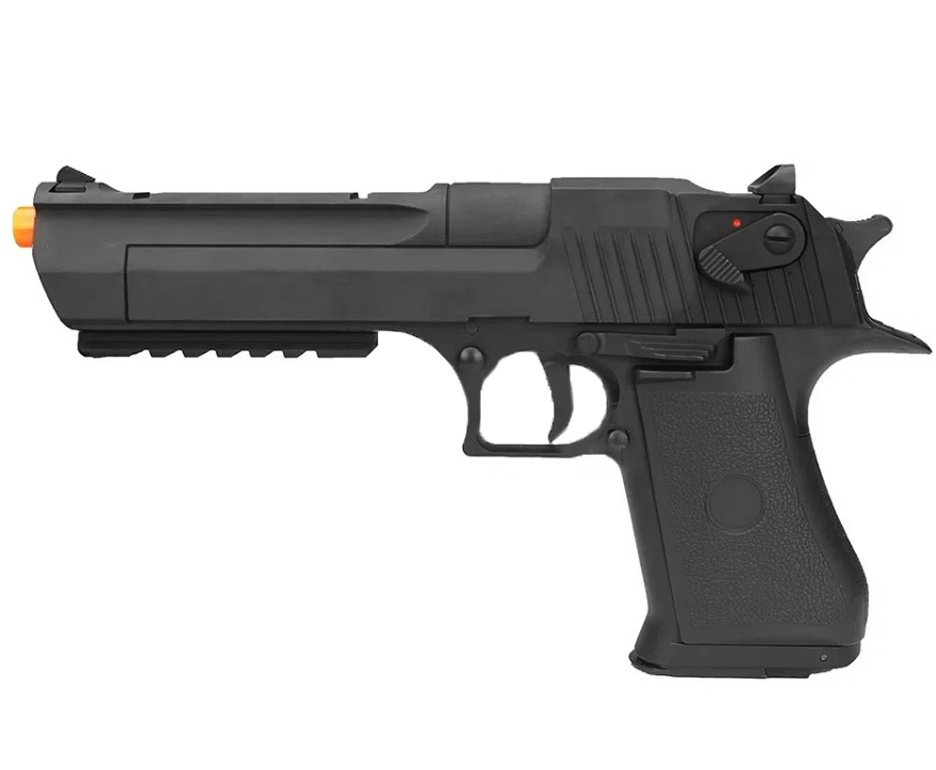 Pistola De Airsoft Desert Eagle .50 - Full Metal Elétrica- Calibre 6,0 Mm - Cyma  Cm 121