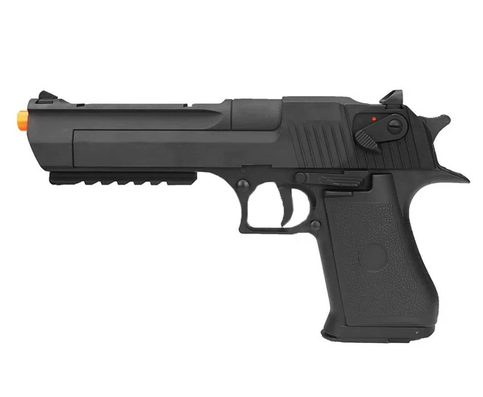 Pistola De Airsoft Desert Eagle .50 - Full Metal Elétrica- Calibre 6,0 Mm - Cyma  Cm 121