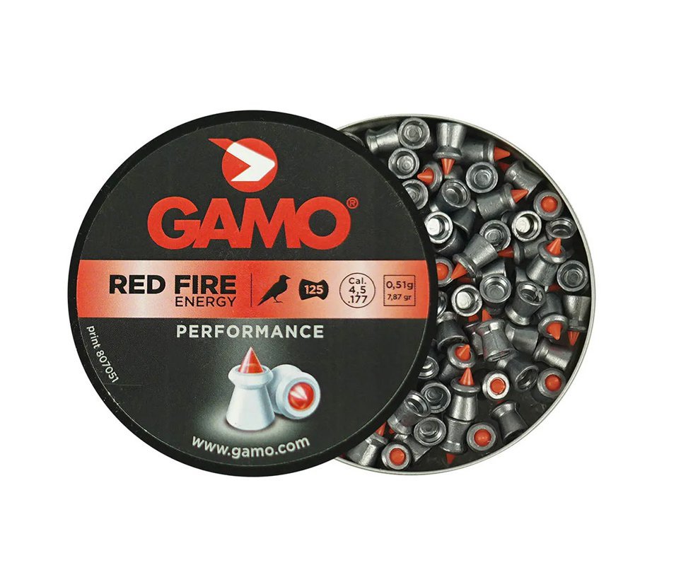 Chumbinho Red Fire - Calibre 4,5 Mm - 125 Unidades - Gamo