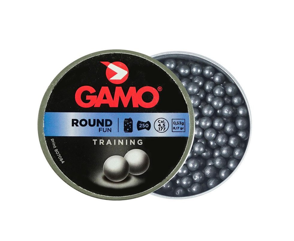 Chumbinho Round - Calibre 4,5 Mm - 250 Unidades - Gamo
