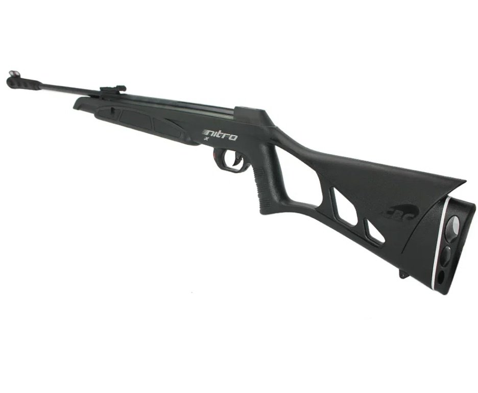 Carabina De Pressão Cbc Nitro-x 1000 - Calibre 5,5mm + Case + Chumbinhos