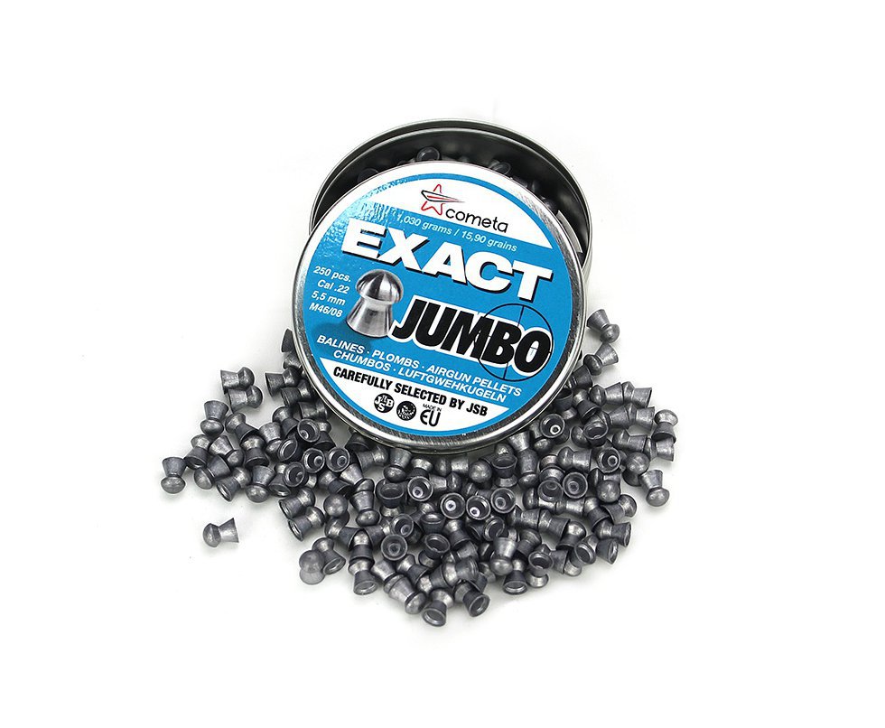 Chumbinho Jumbo Exact Calibre 5,5 Mm - 250 Unidades - Jsb Cometa