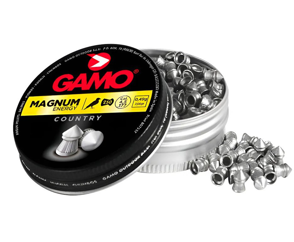 Chumbinho Magnum - Calibre 4,5 Mm - 250 Unidades - Gamo
