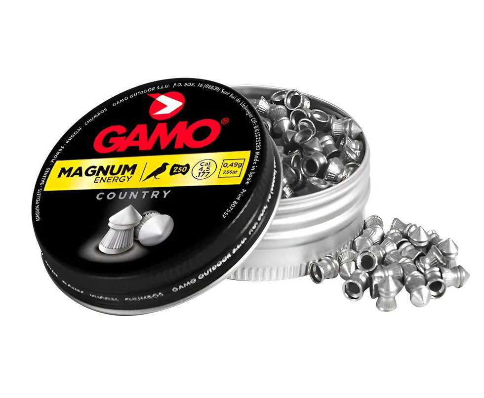 Chumbinho Magnum - Calibre 4,5 Mm - 250 Unidades - Gamo