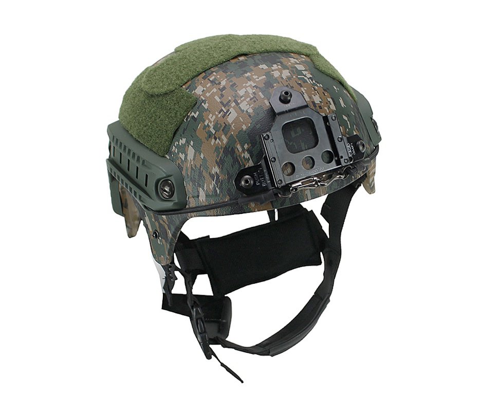 Capacete Tático Para Airsoft/paintball Mod Ibh X Woodland Digital