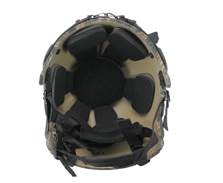 Capacete Tático Para Airsoft/paintball Mod Ibh X Woodland Digital