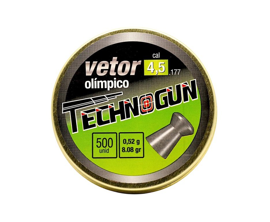 Chumbinho Vetor - Calibre 4,5 Mm - 500 Unid - Technogun