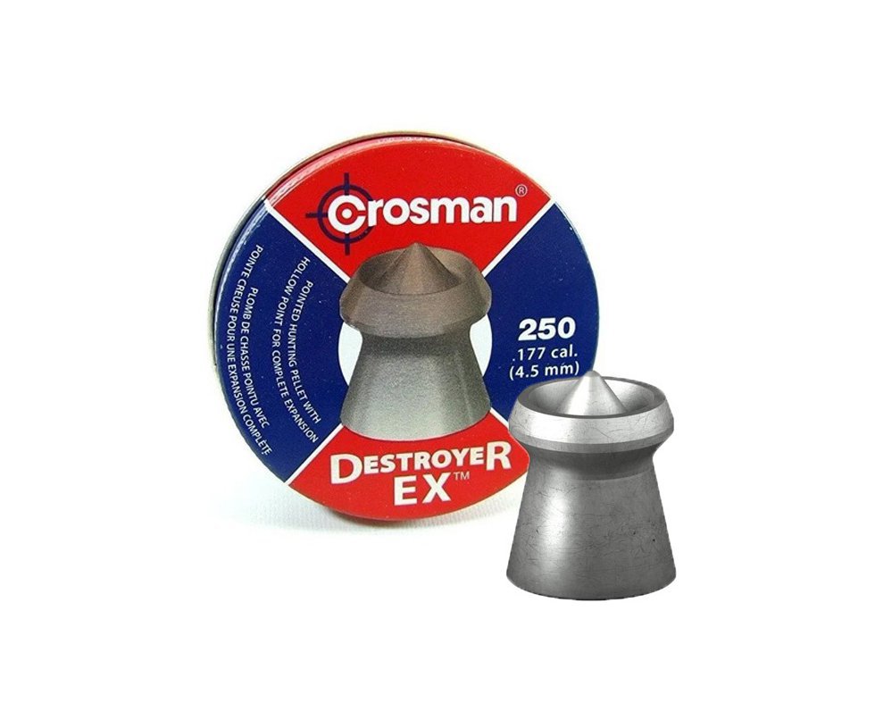 Chumbinho Destroyer EX Cal 4,5mm - 250 Unidades - Crosman