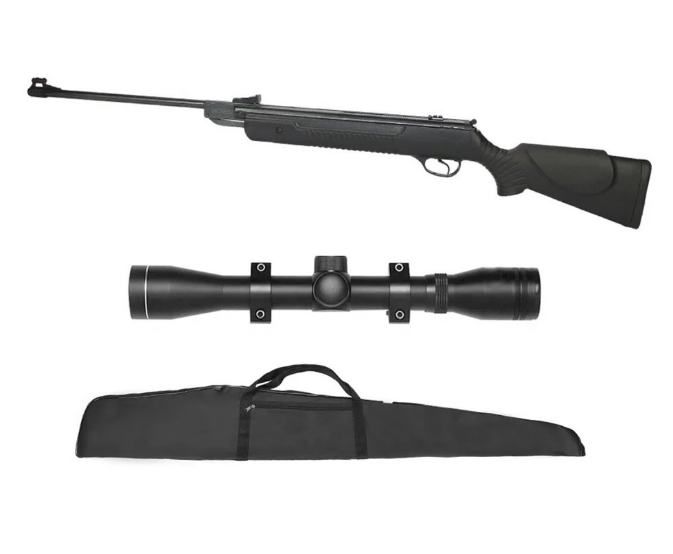 Carabina De Pressão Hatsan Ht 80 Cal 5,5mm + Luneta Rossi 4x32 + Capa - Rossi