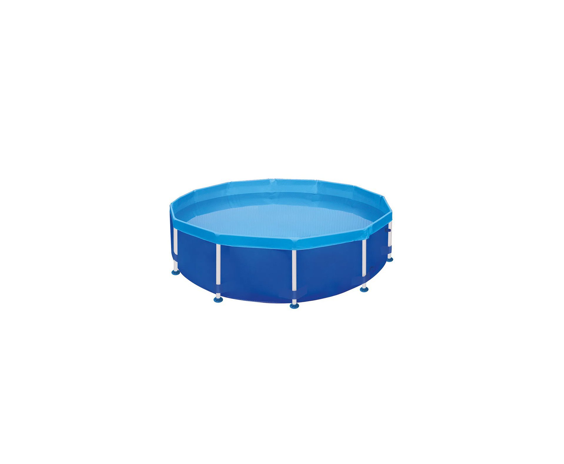 Piscina 4500l 12lados Estrura De  Dupla - Mor