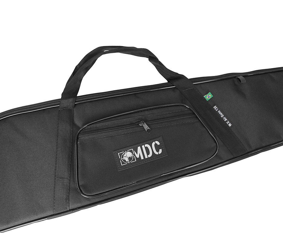 Capa Para Carabina Preta 130cm - Mundo Da Carabina