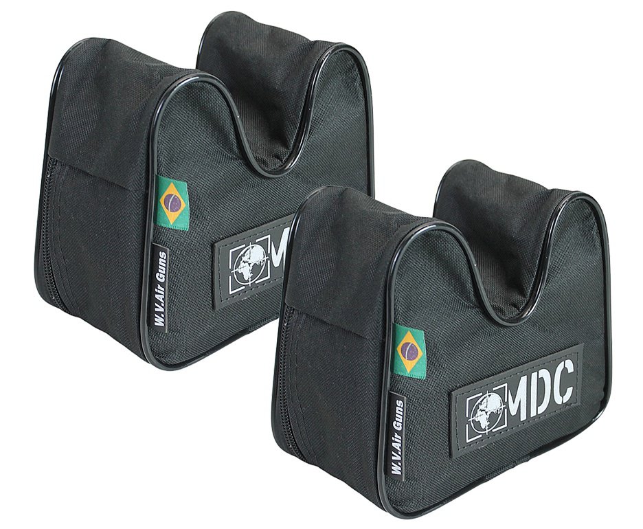 Sand Bag / Apoio De Tiro Duplo Preto - Mundo Da Carabina