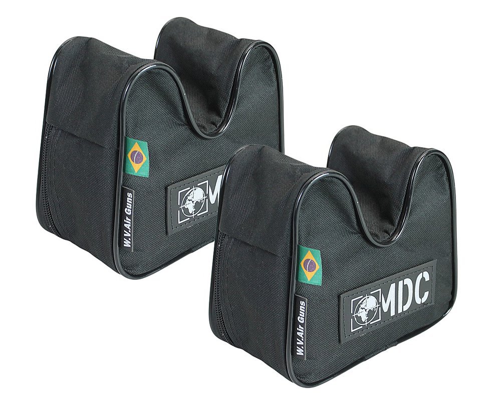 Sand Bag / Apoio De Tiro Duplo Preto - Mundo Da Carabina