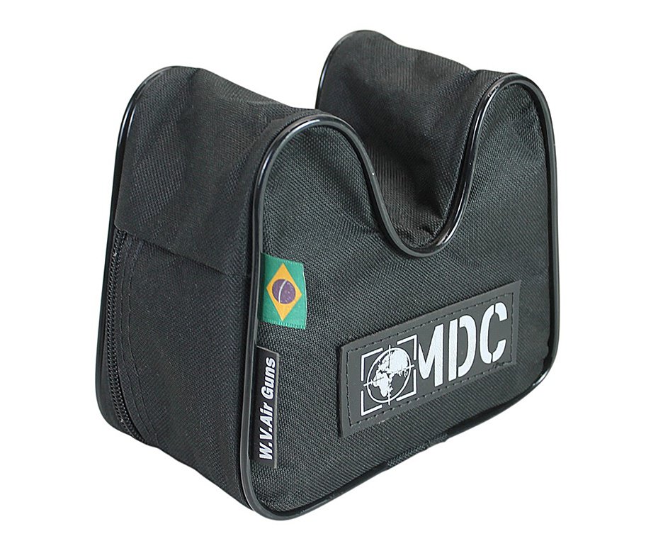 Sand Bag / Apoio De Tiro Duplo Preto - Mundo Da Carabina