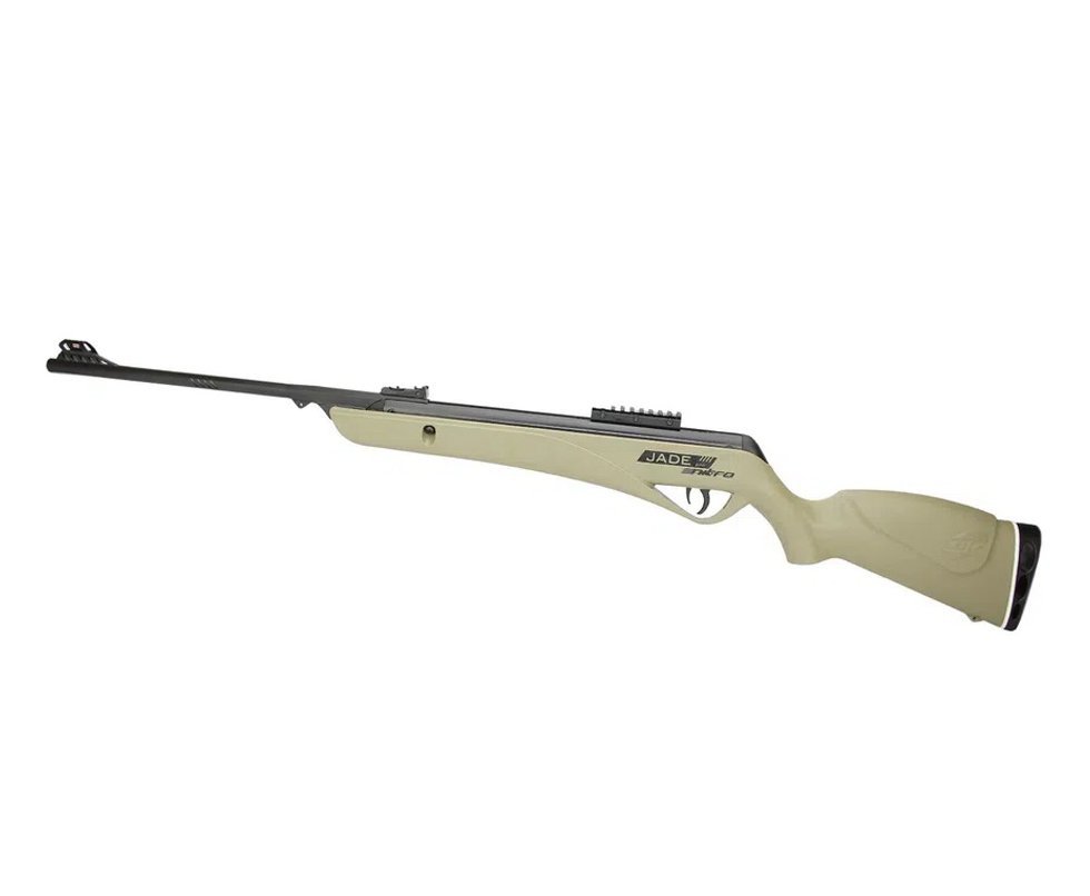 Carabina De Pressão Cbc Jade Pro Nitro Oxidada Tan 5,5mm