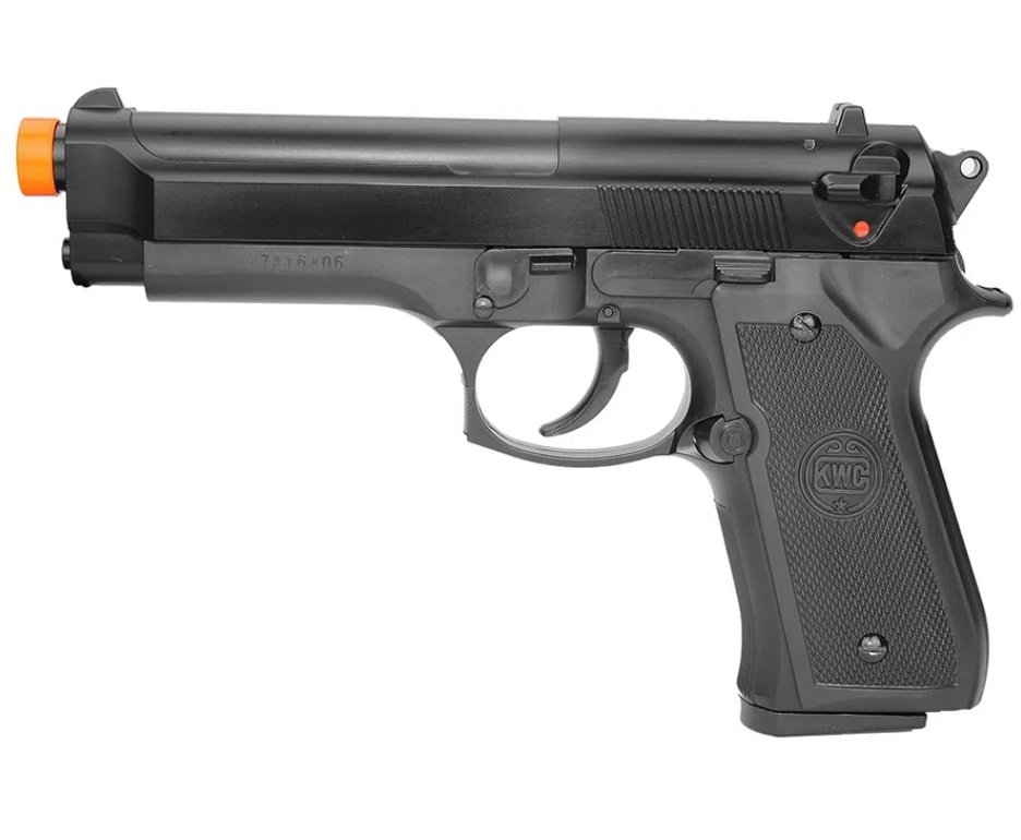 Pistola De Airsoft Beretta M92 Spring Cal 6.0 + Case + 2200bbs