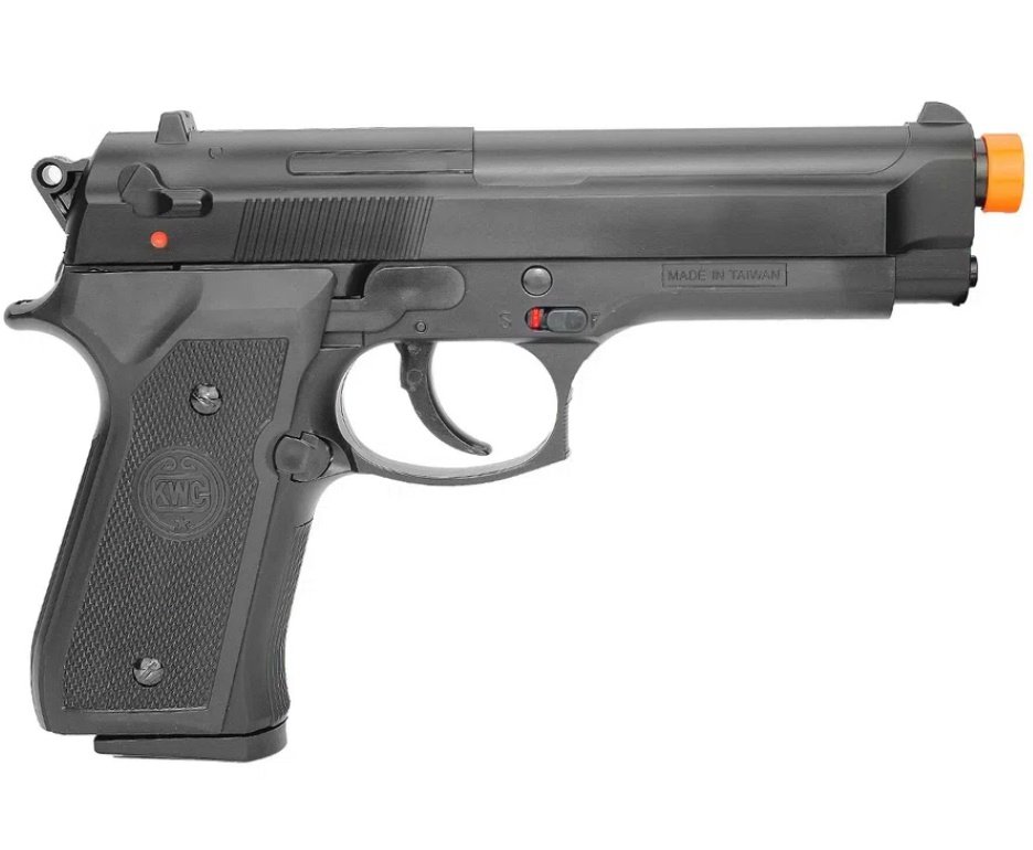 Pistola De Airsoft Beretta M92 Spring Cal 6.0 + Case + 2200bbs