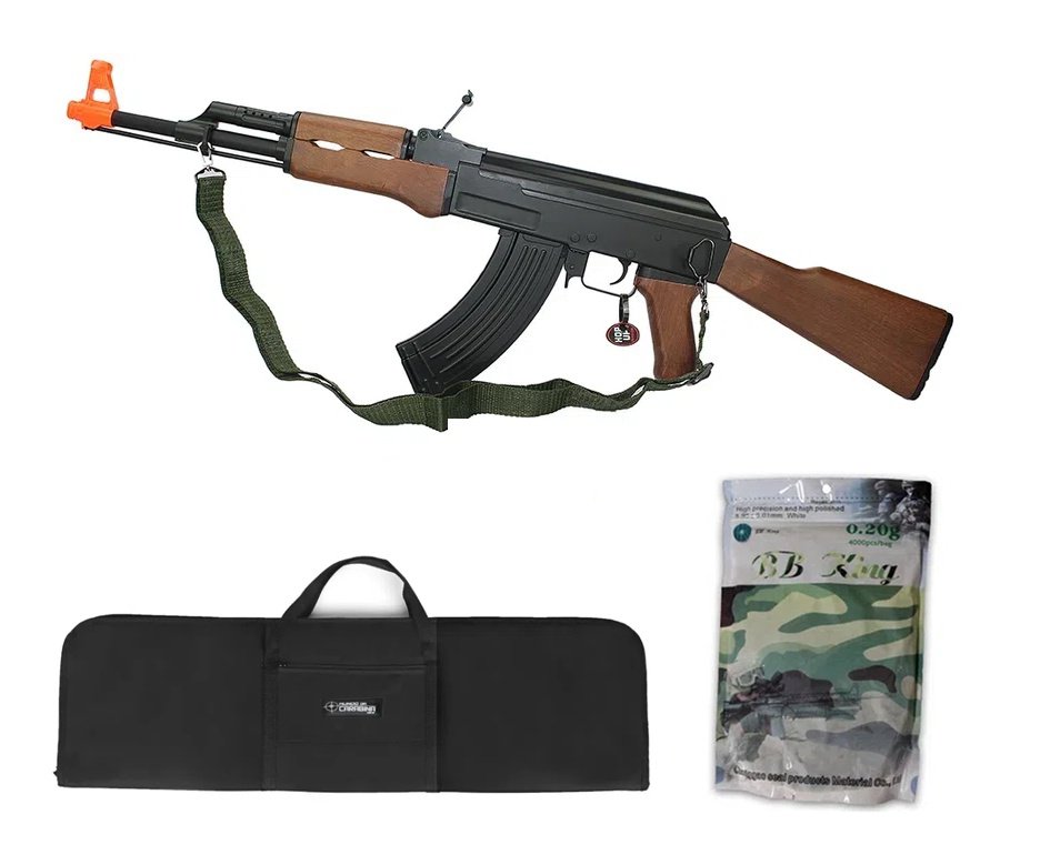 Rifle De Airsoft Cyma Ak47 Cm522 6,0mm + 4000bbs + Capa