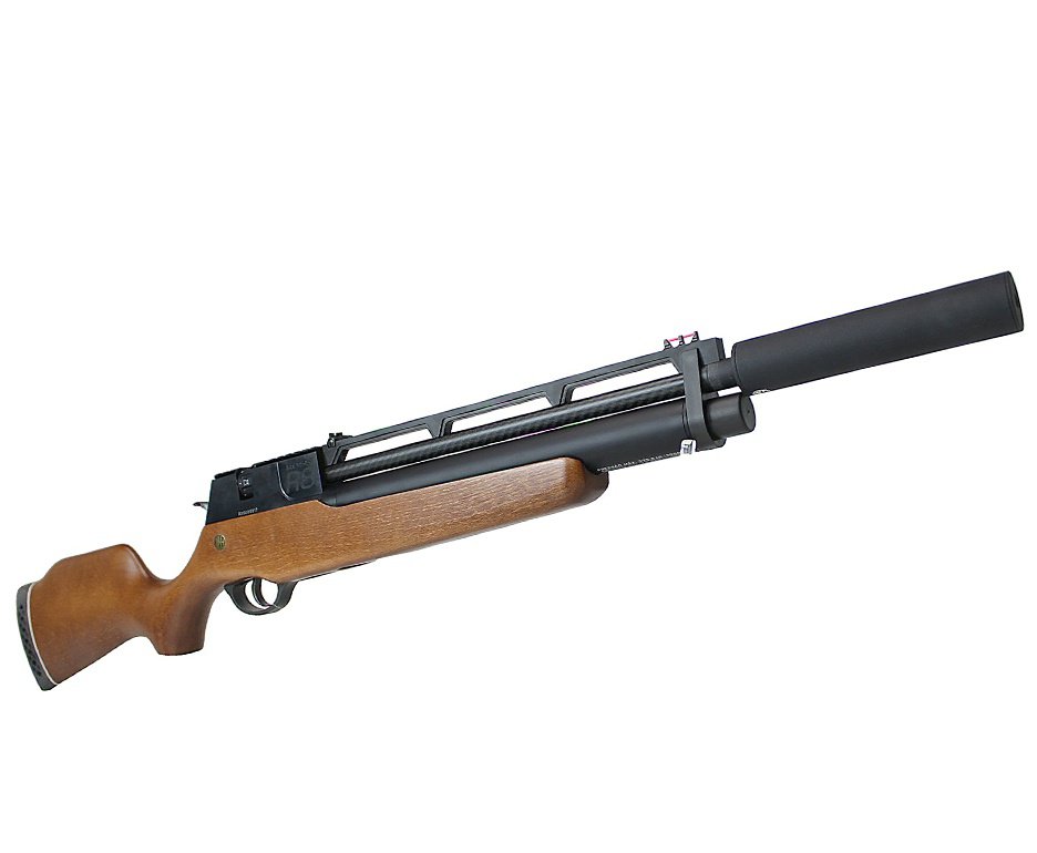 Carabina De Pressão Pcp Rossi R8 Short Ação Dupla Madeira 8 Tiros 315 M/s 5,5mm